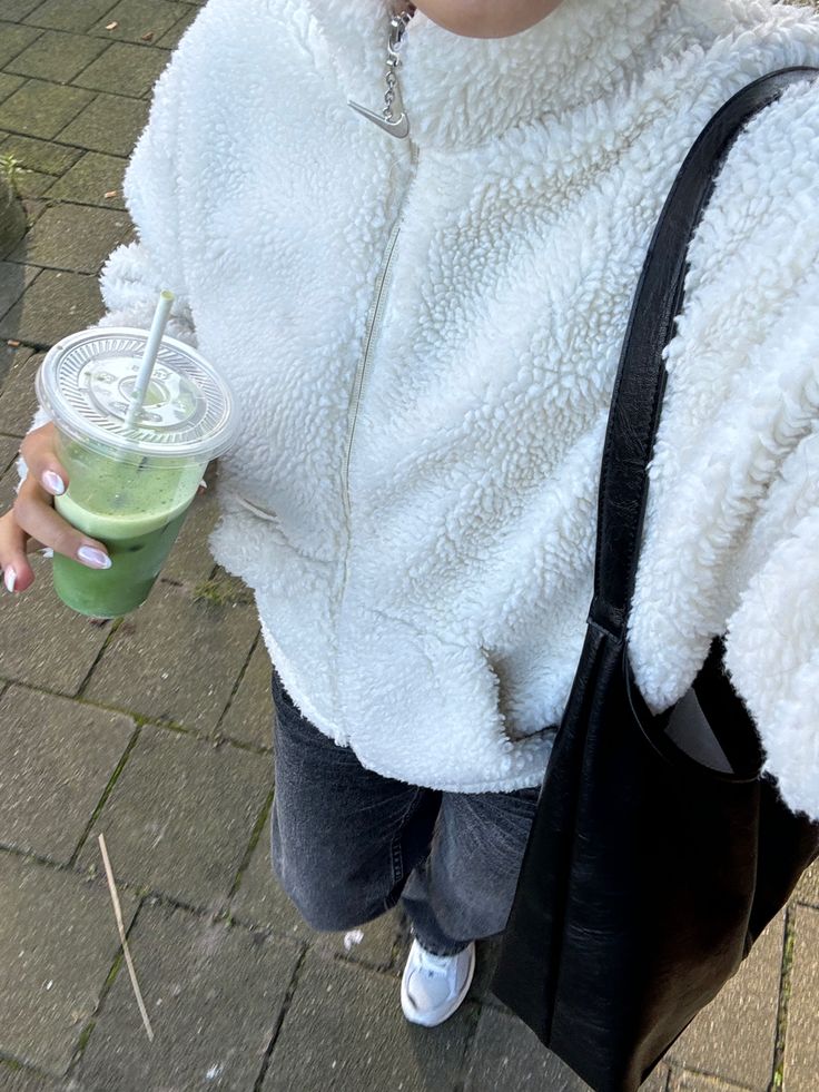 Suzette Teddyjacke mit Reißverschluss