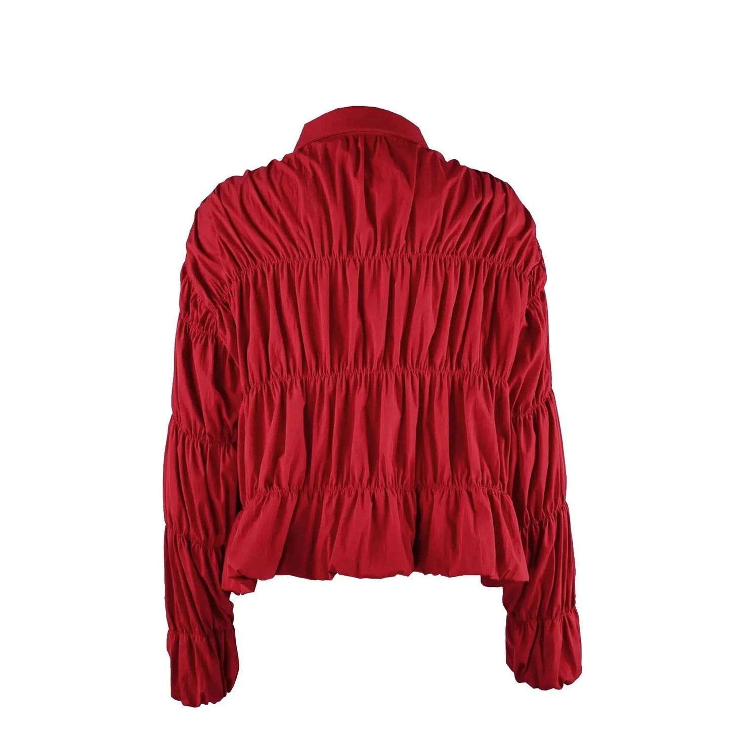 Ellie Jacke mit Raffung und Reißverschluss