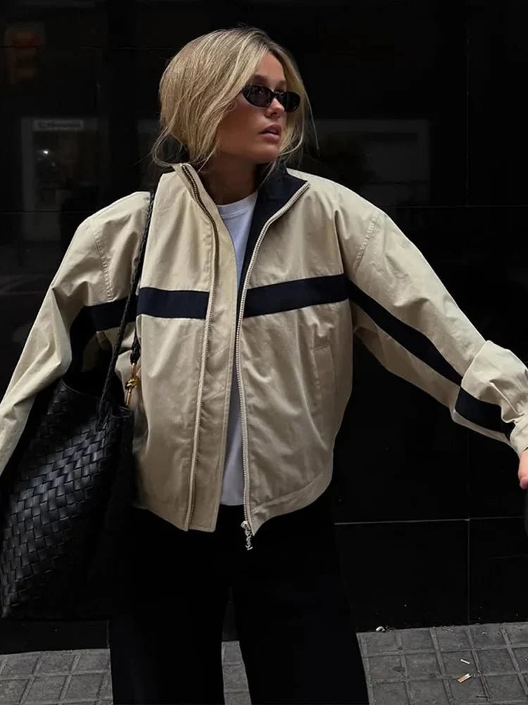 Emilia Oversized Bomber Jacket