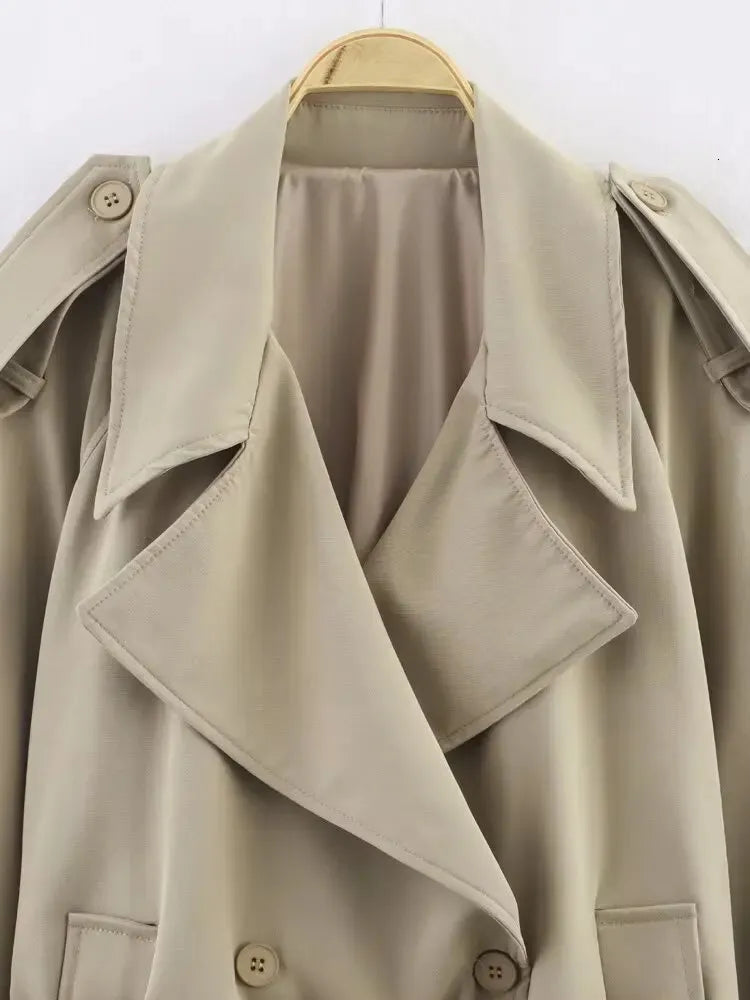 Fabienne Oversized Trenchcoat mit Gürtel