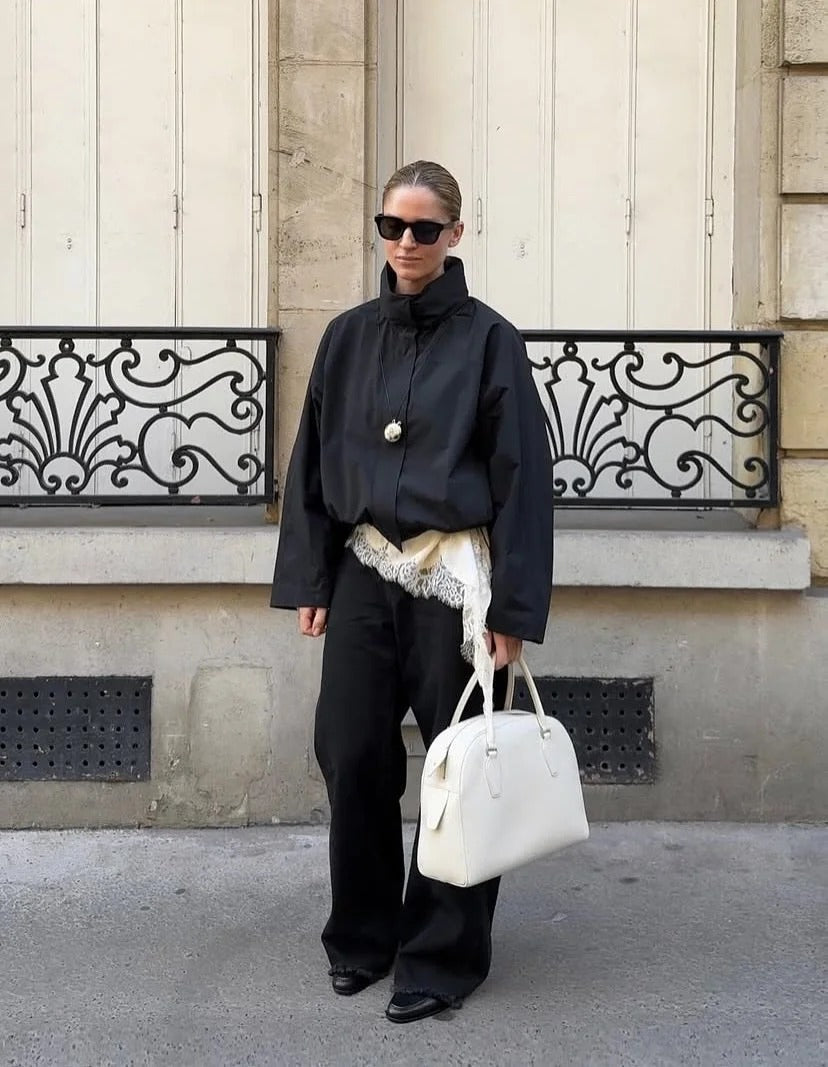 Fiona Windbreaker-Jacke mit Funnel-Neck