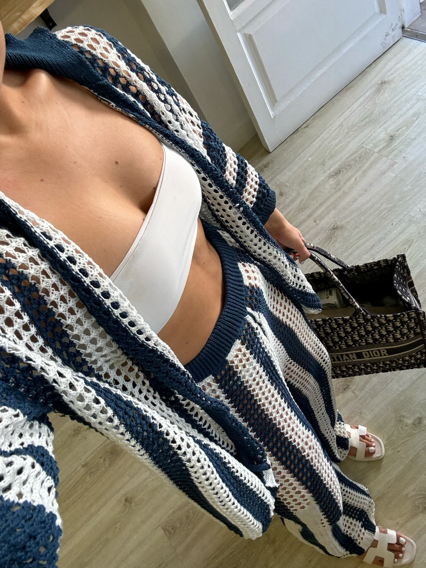 Layla Striped Crochet Co-Ord Set