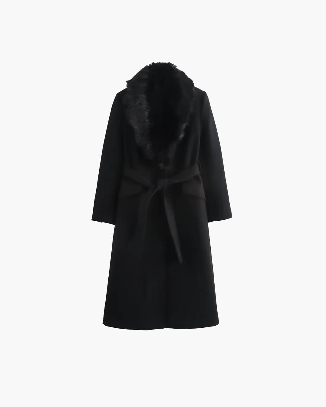 Lola Faux Fur Collar Maxi Coat