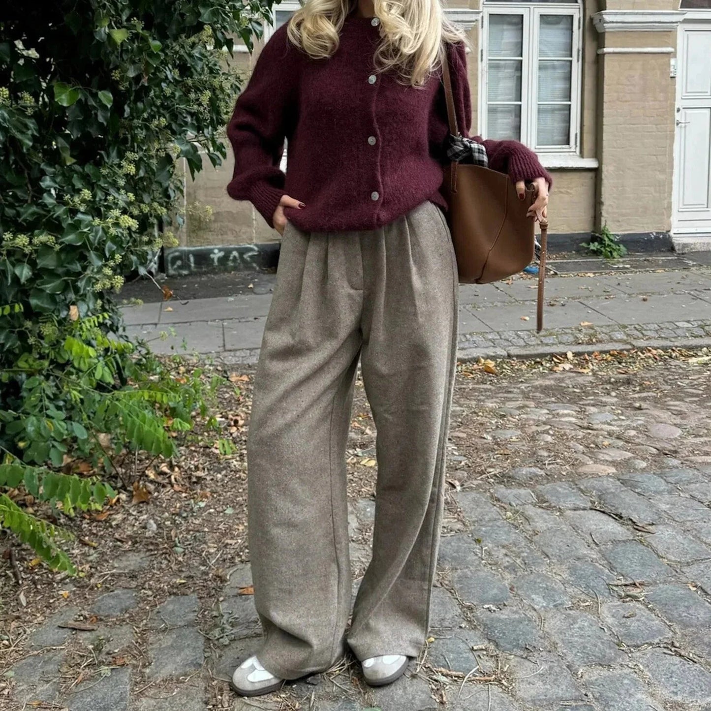 Rebecca Oversized Fuzzy Strick-Cardigan