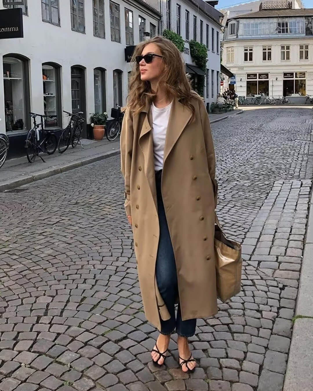 Evelyn Classic Double Breasted Trench Coat