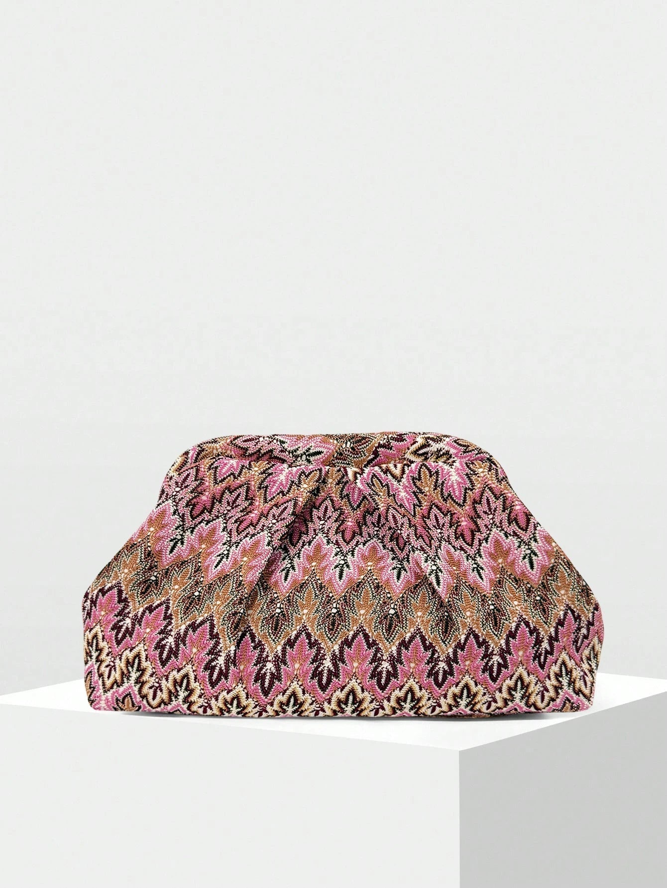 Sophia Jacquard Falten-Clutch