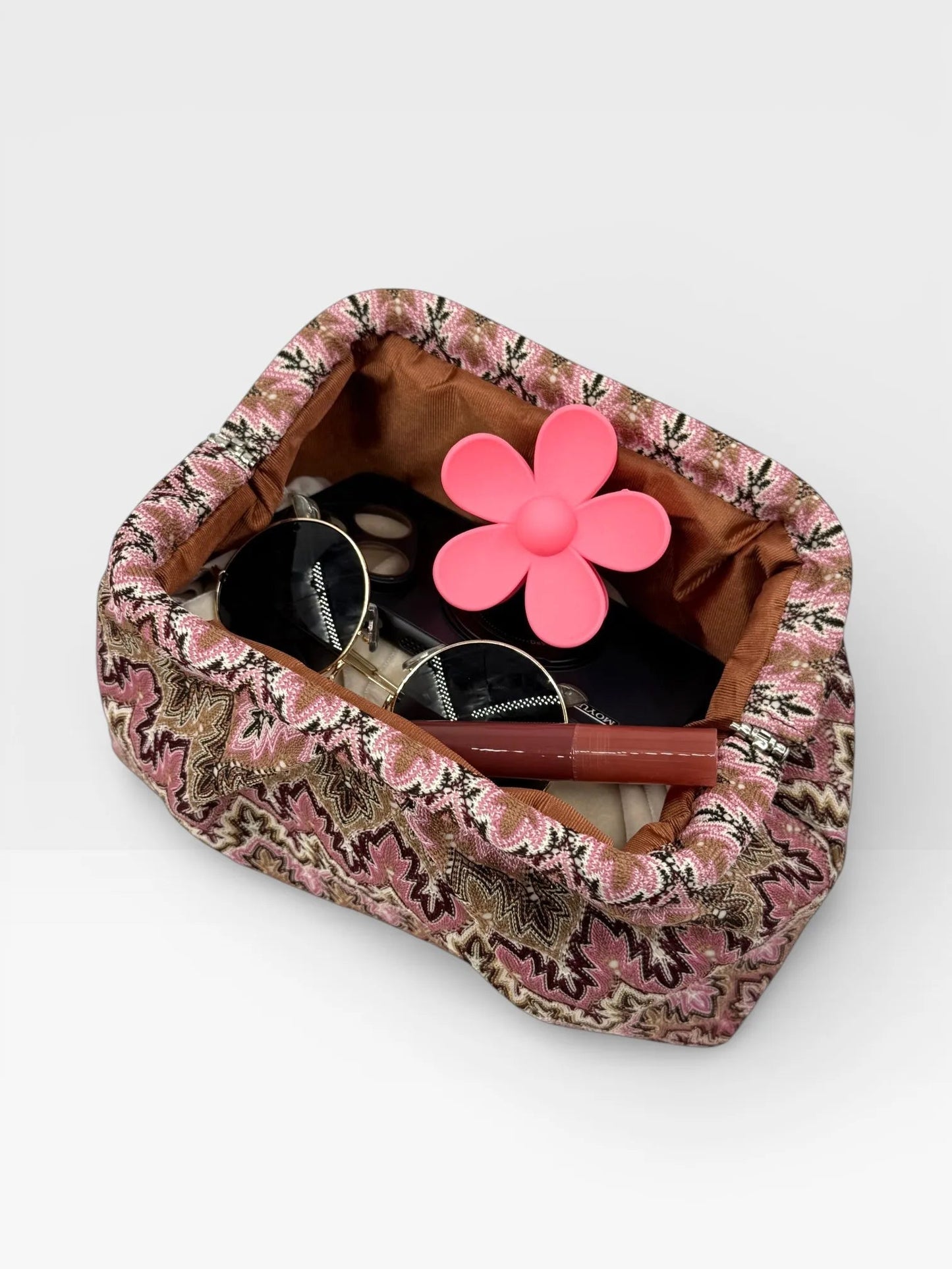 Sophia Jacquard Falten-Clutch