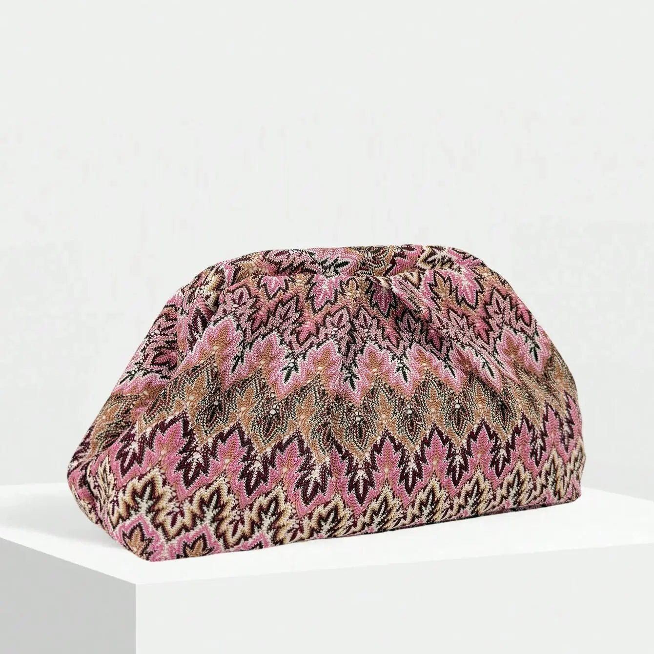 Sophia Jacquard Falten-Clutch