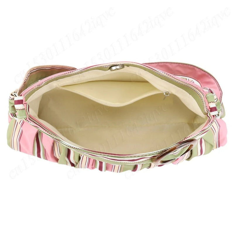 Maria gestreifte Schultertasche