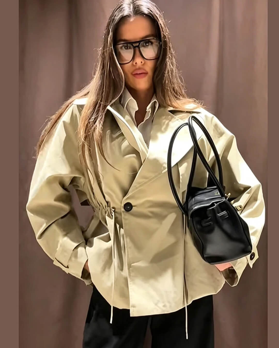 Ellen Trenchcoat mit Reverskragen