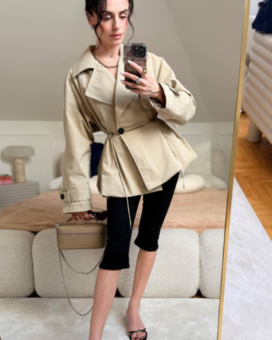 Ellen Trenchcoat mit Reverskragen