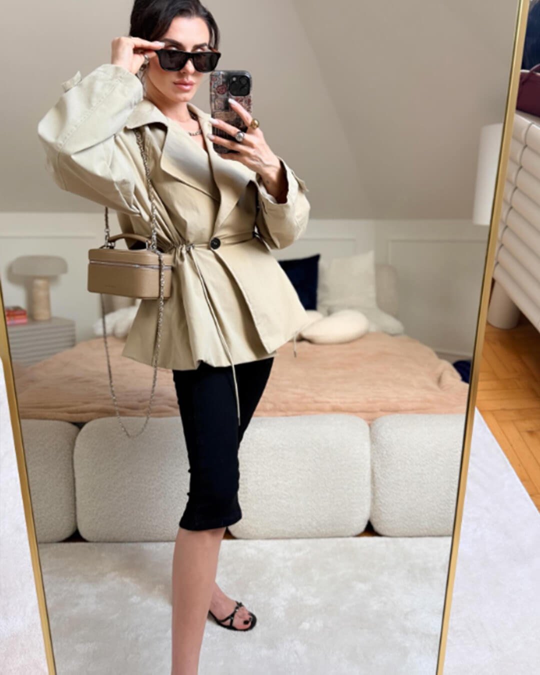 Ellen Trenchcoat mit Reverskragen