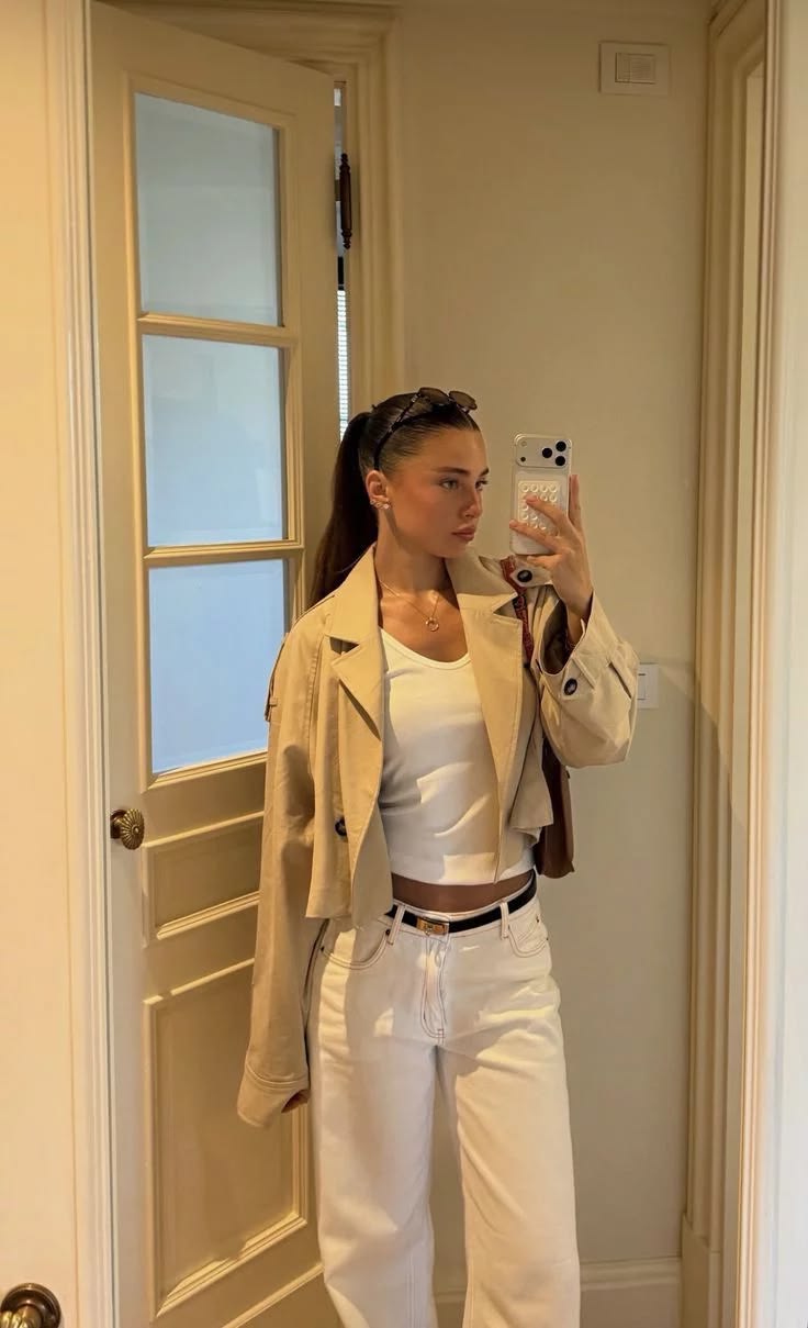 Carla Kurzer Doppelreihiger Trenchcoat