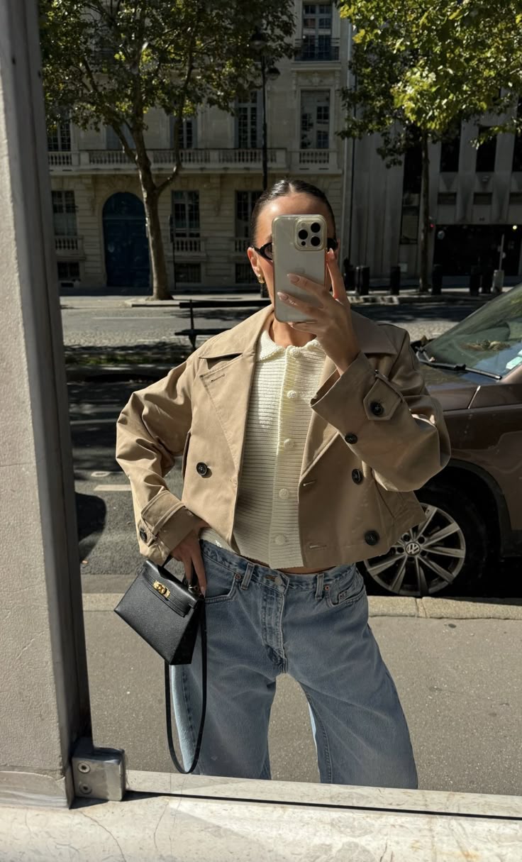 Carla Kurzer Doppelreihiger Trenchcoat