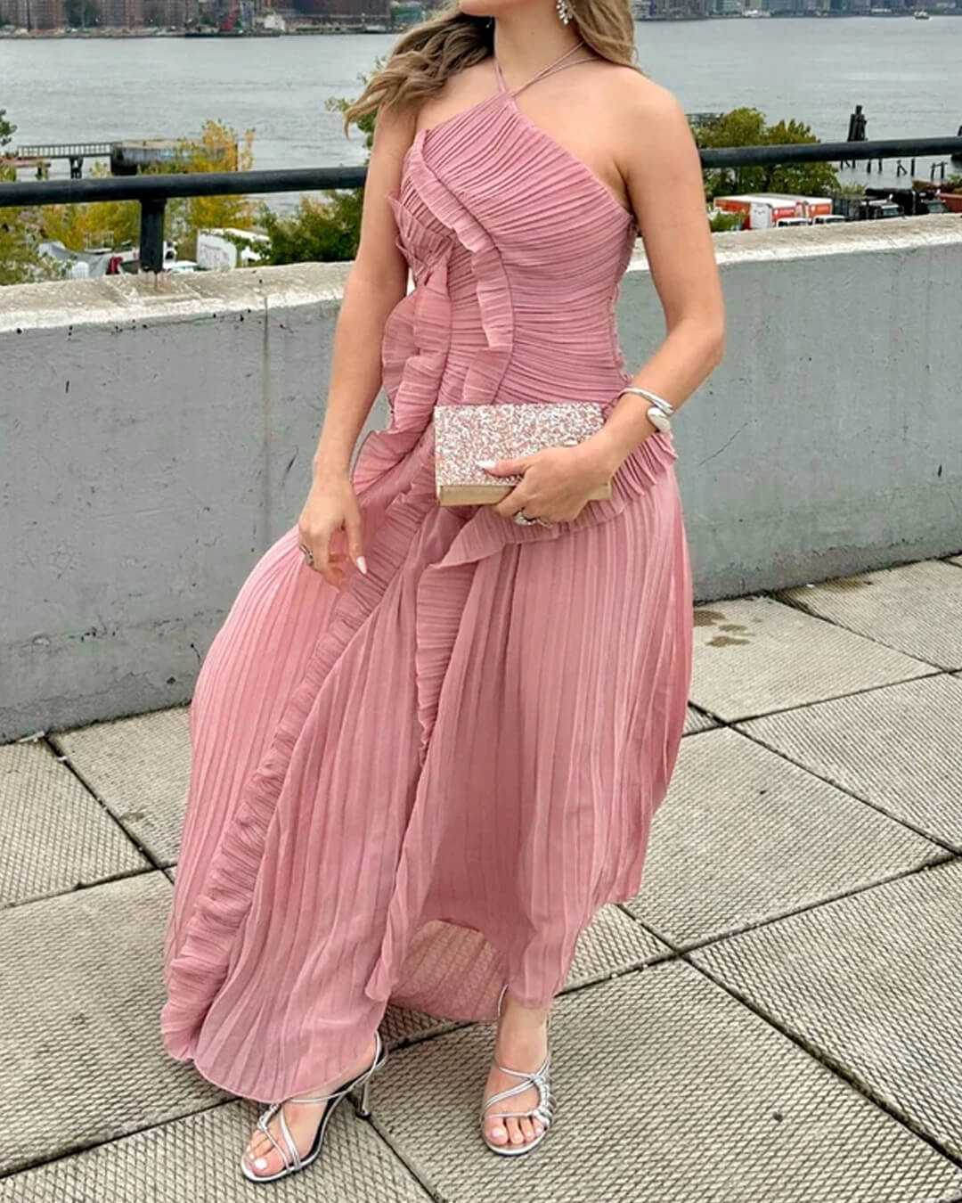 Amy Halter A-Line Evening Gown