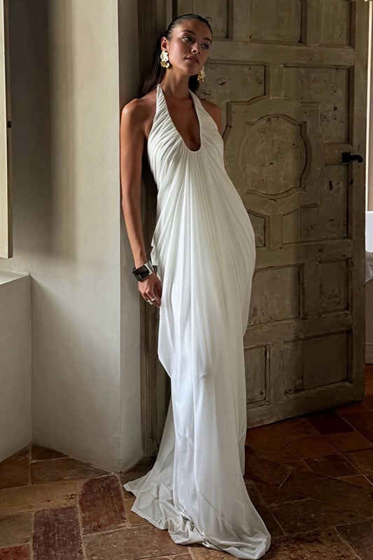 Celia Rüschen-Maxikleid in Tüll