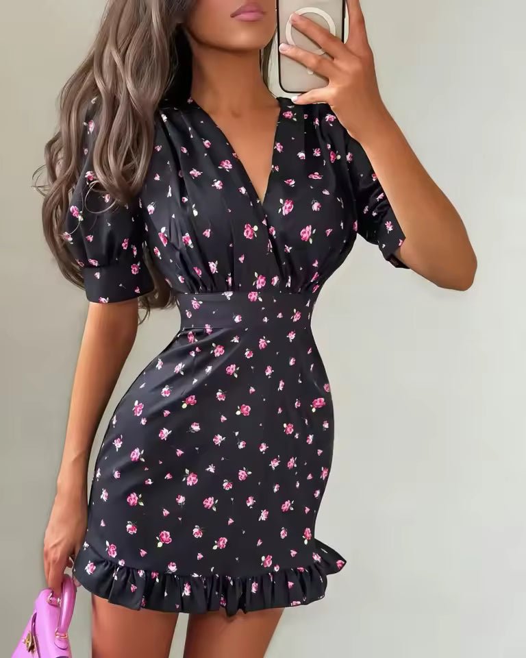 Natasha Blumenkleid Mini