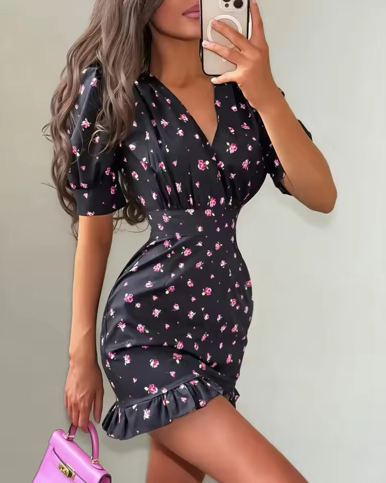 Natasha Blumenkleid Mini