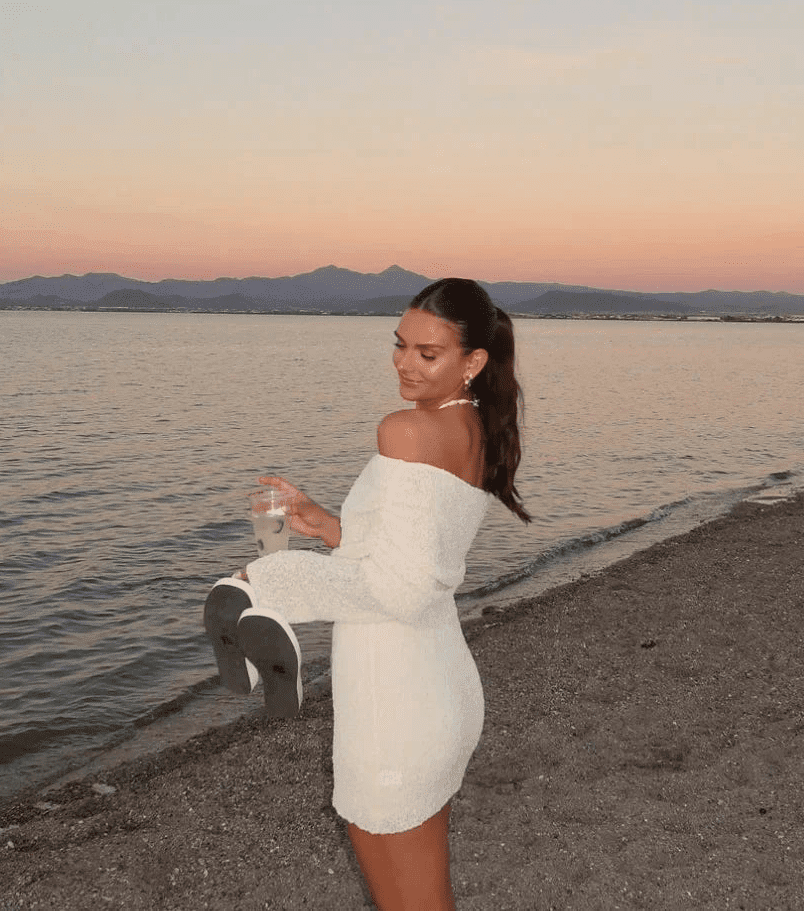 Zaria Off-Shoulder Bodycon Mini Kleid