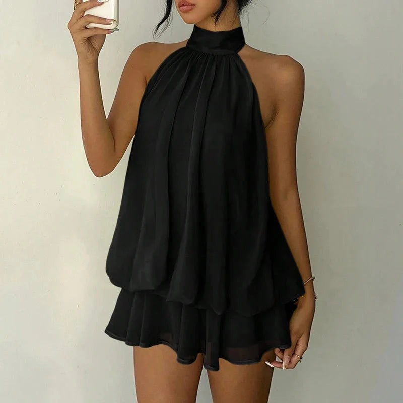 Viviana Halter Rückenfreies Minikleid
