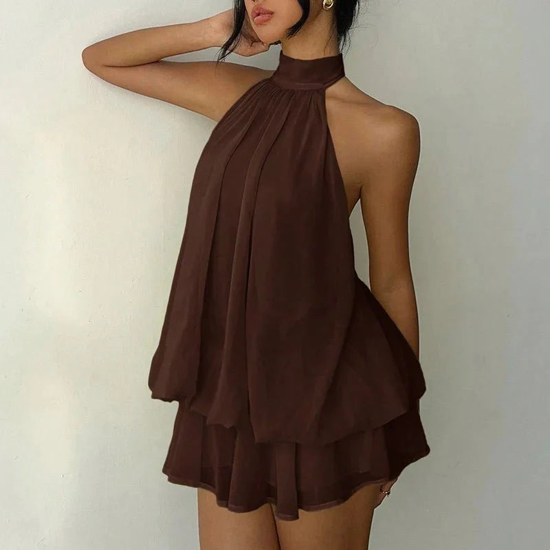 Viviana Halter Rückenfreies Minikleid