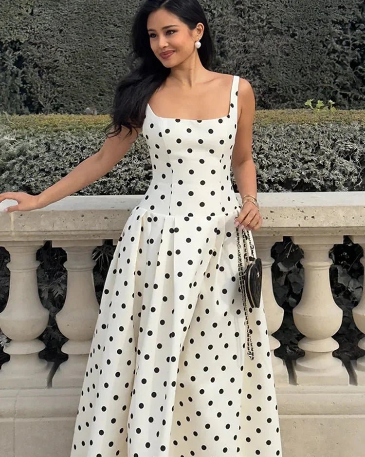 Petra Polka Dot Midi Dress