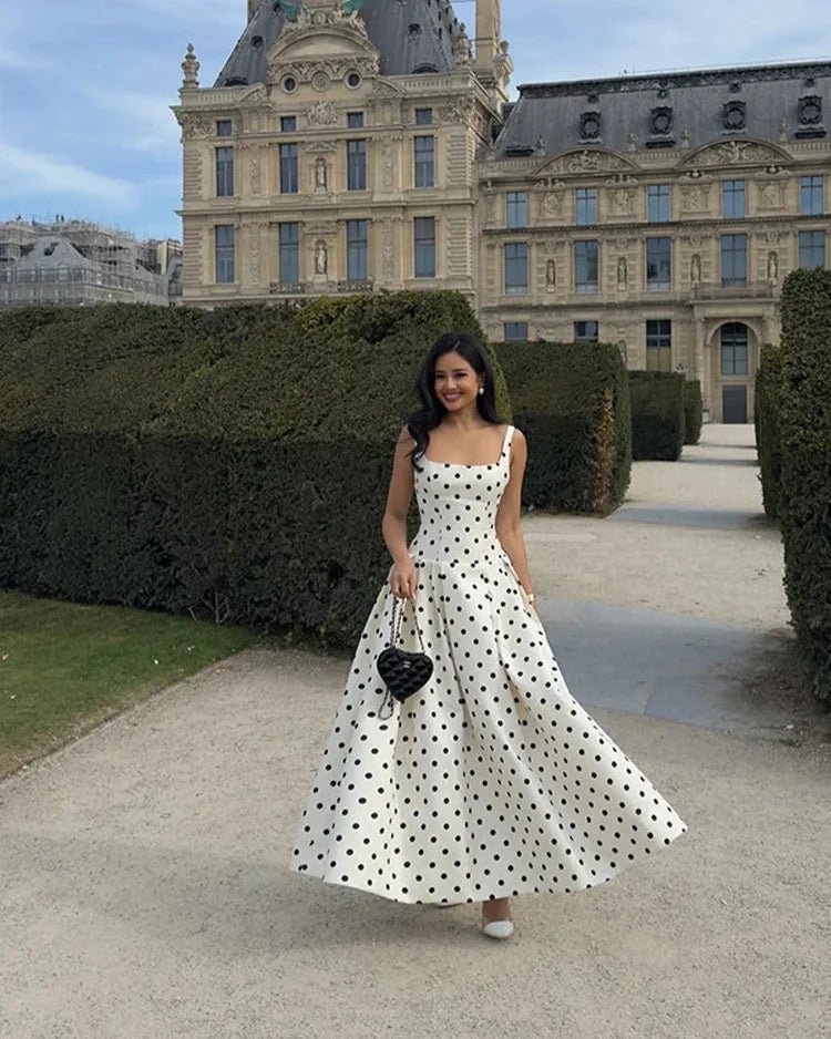 Petra Polka Dot Midi Dress
