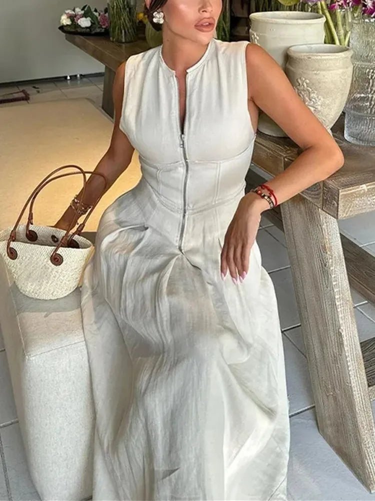Celia Ärmelloses Midikleid