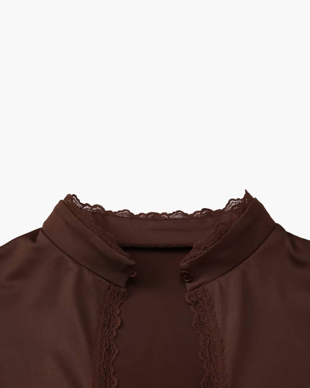 Rose High Neck Keyhole Blouse