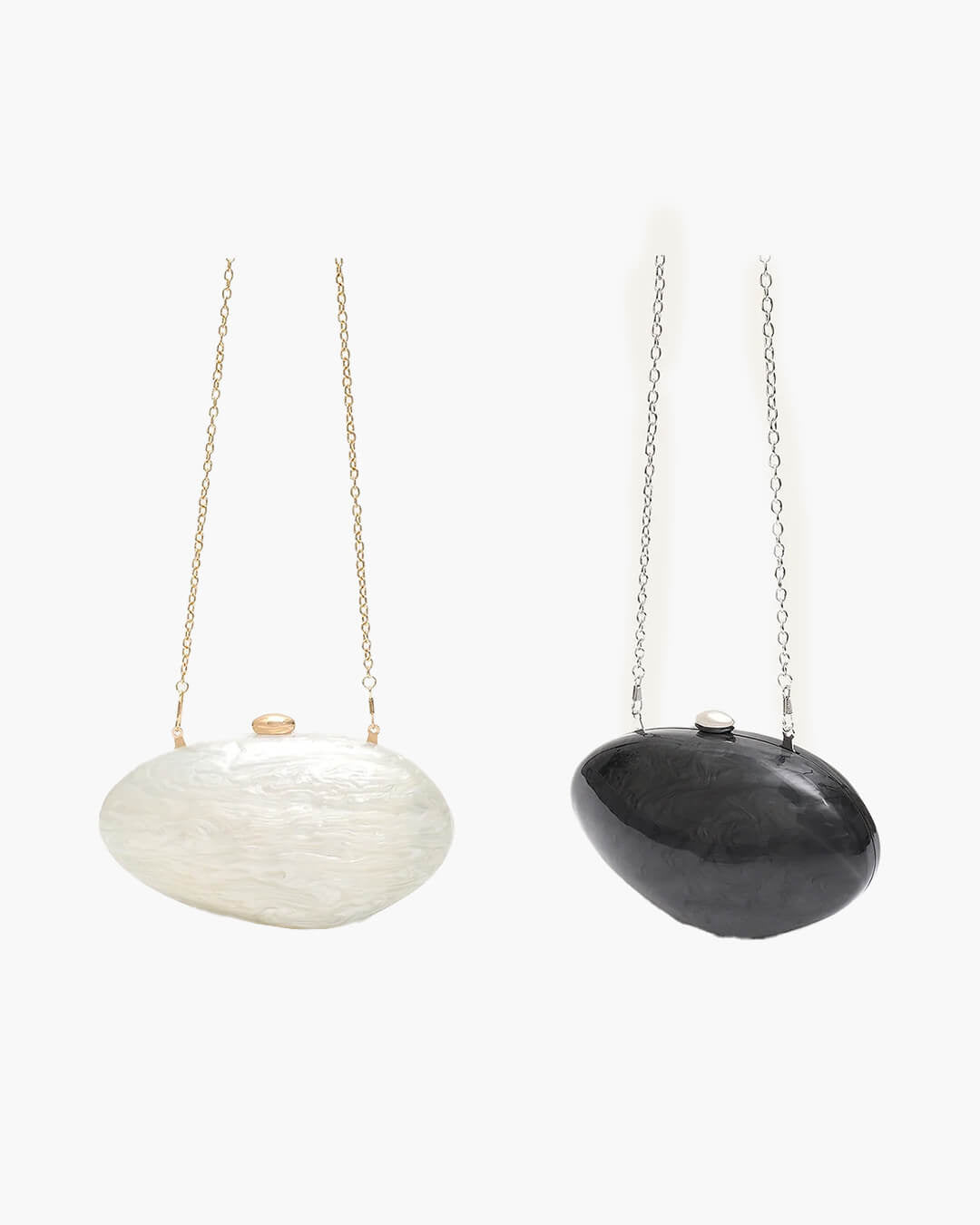 Sophia muschelförmige Acryl-Clutch