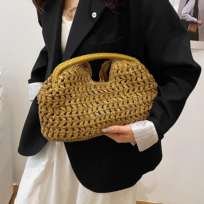 Sabrina gewebte Rattan-Tasche
