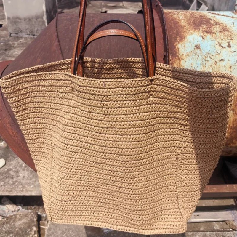 Margot Woven Straw Tote
