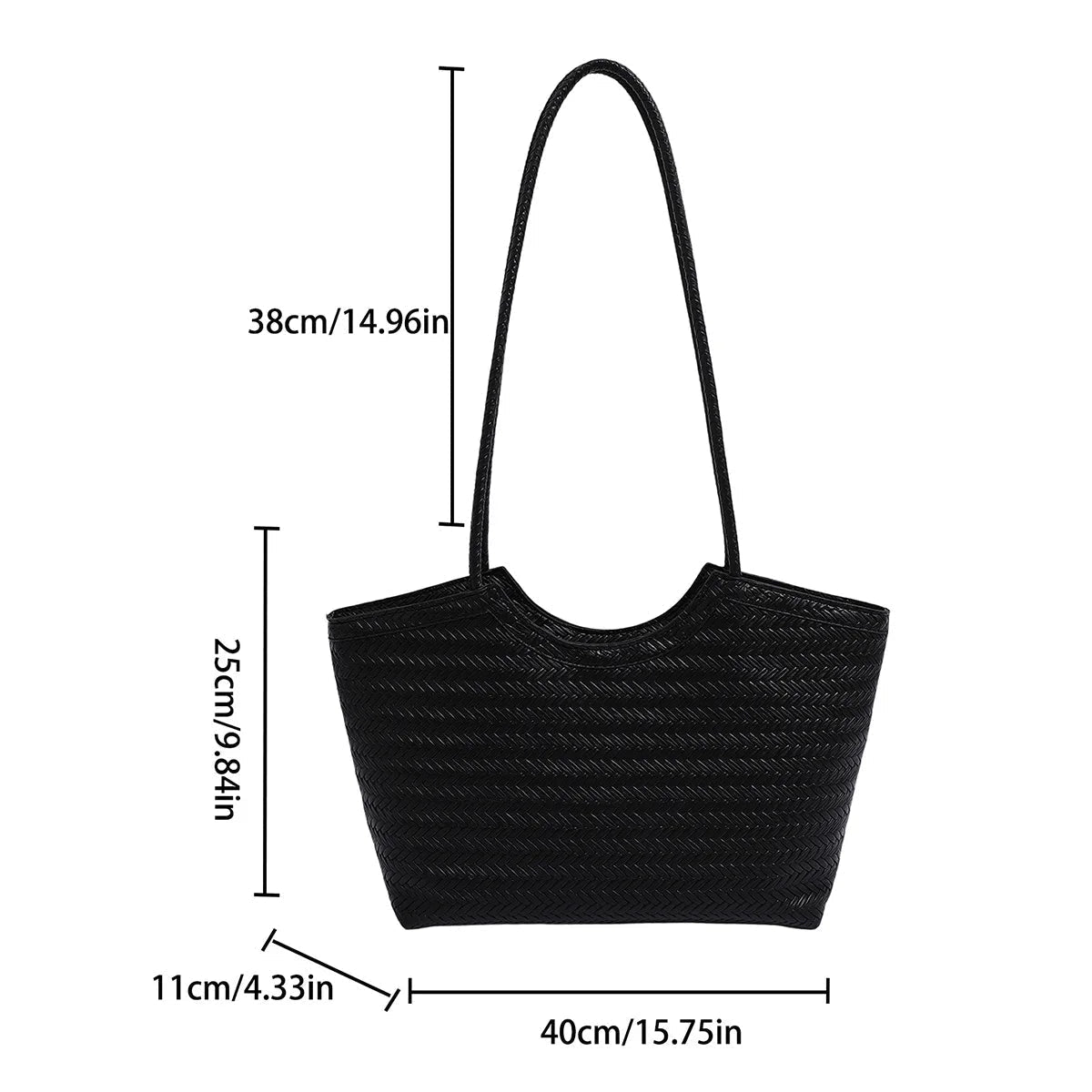 Lisa Textured Weave Handbag