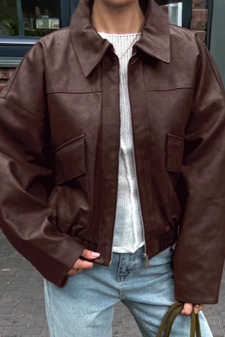Jenny Vintage Kunstlederjacke