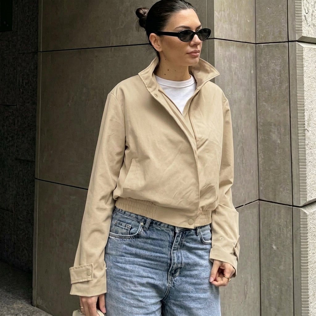 Helena Cropped Bomberjacke