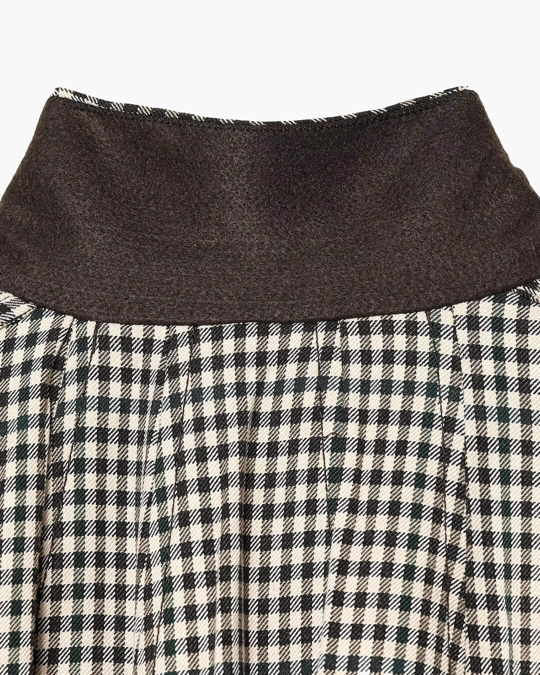 Lisa Bomberjacke mit hohem Kragen und Karomuster