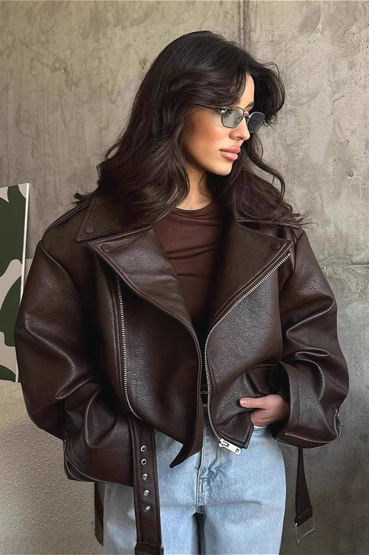 Stellina Vegan Leather Jacket