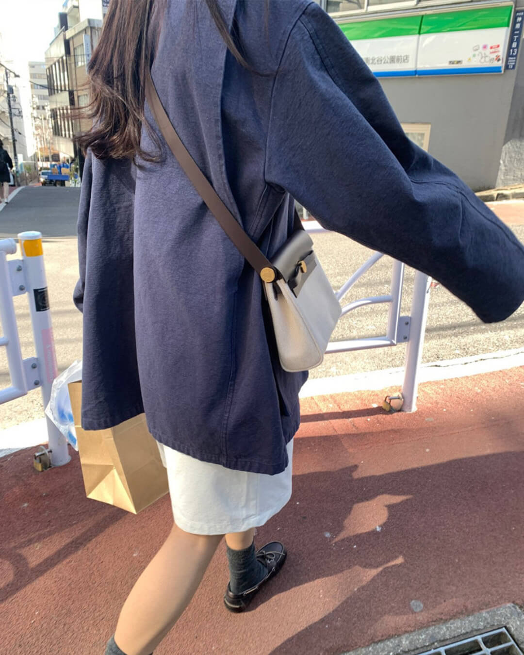 Jane Contrast Collar Utility Jacket