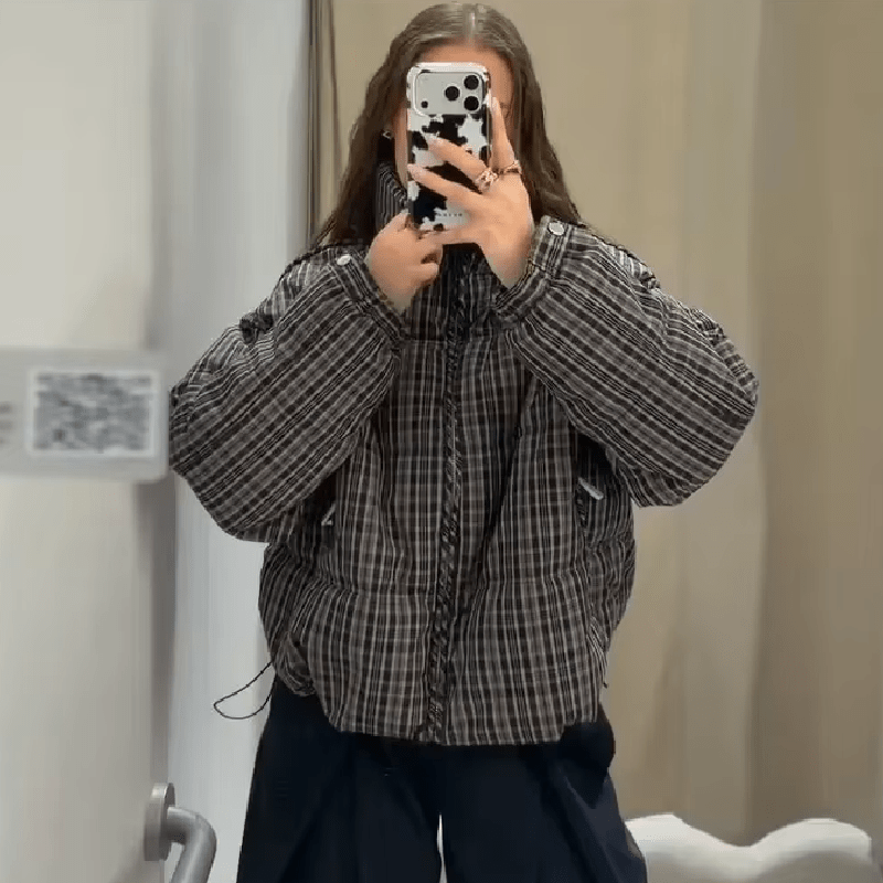 Valerie Steppjacke mit Karomuster
