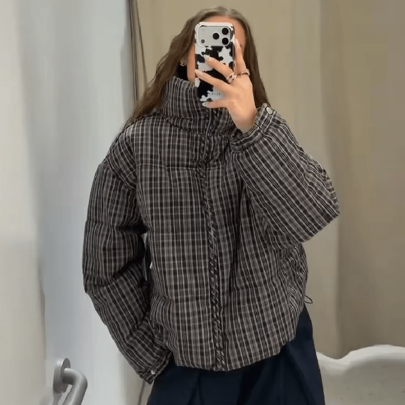 Valerie Steppjacke mit Karomuster