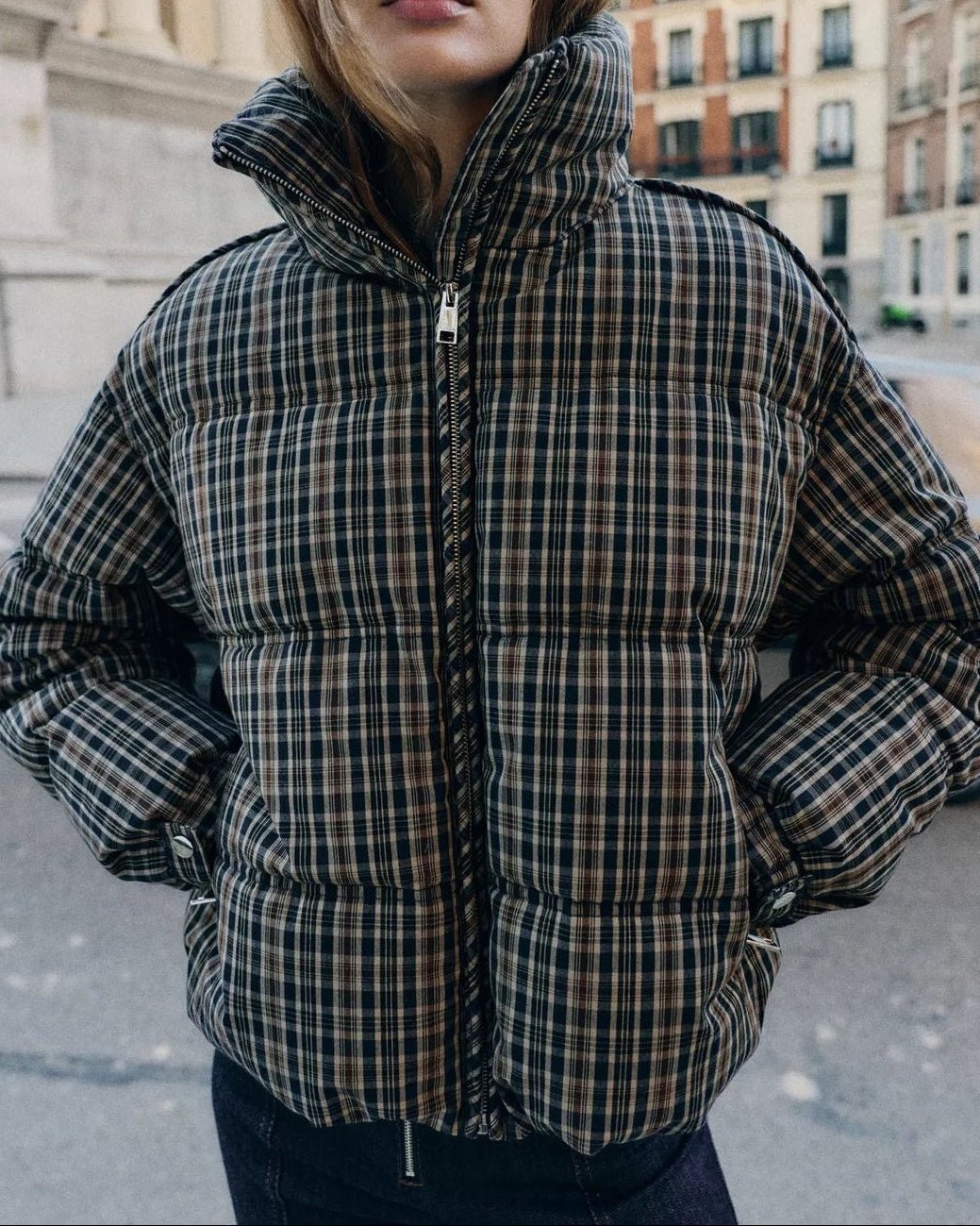 Valerie Steppjacke mit Karomuster