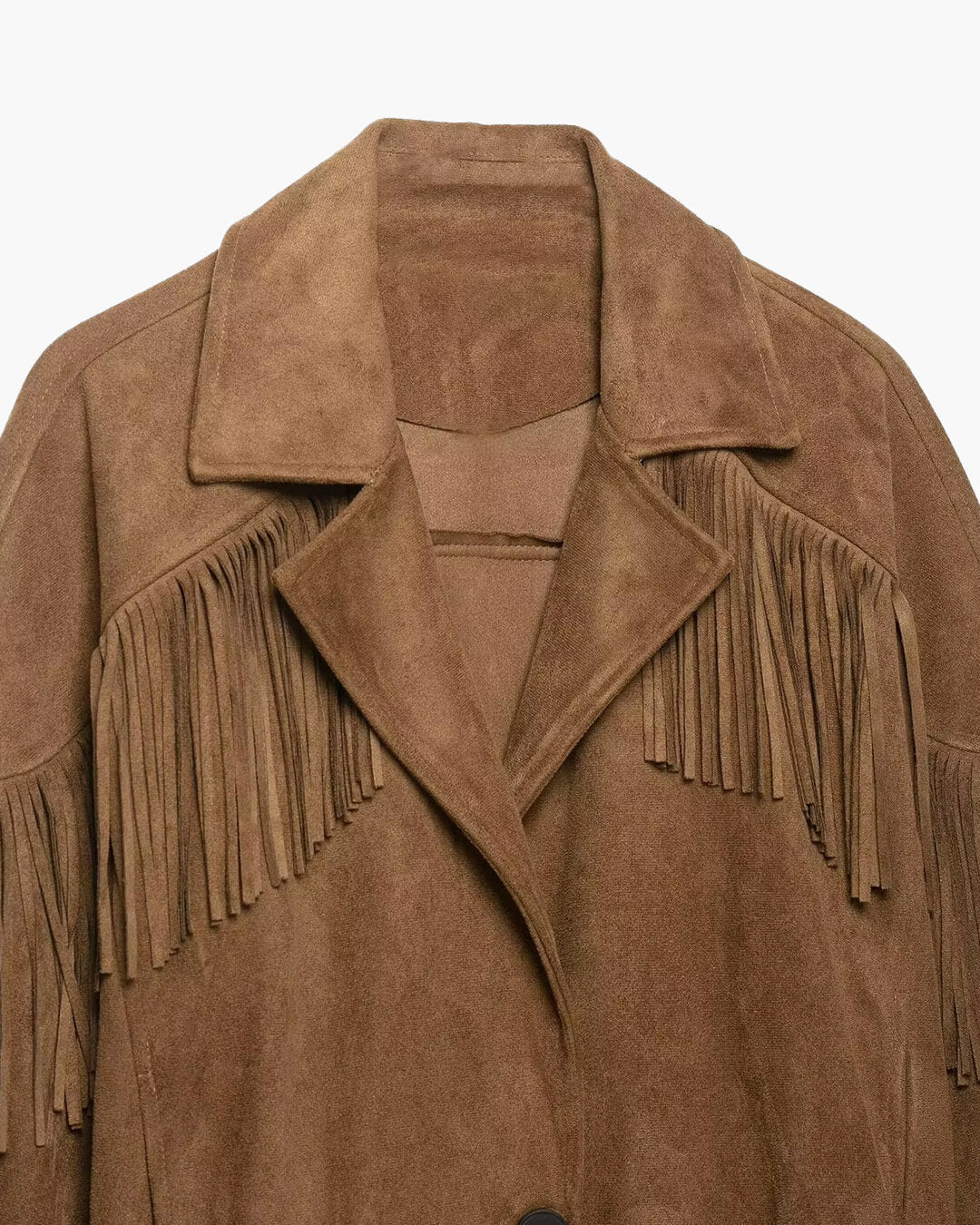 Julie Kunst-Wildleder Fransen Westernjacke
