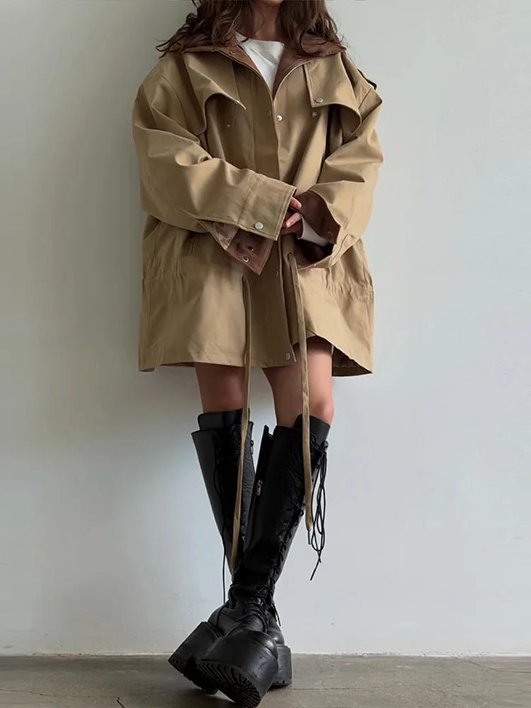 Miriam Windbreaker-Jacke mit kontrastierendem Kragen