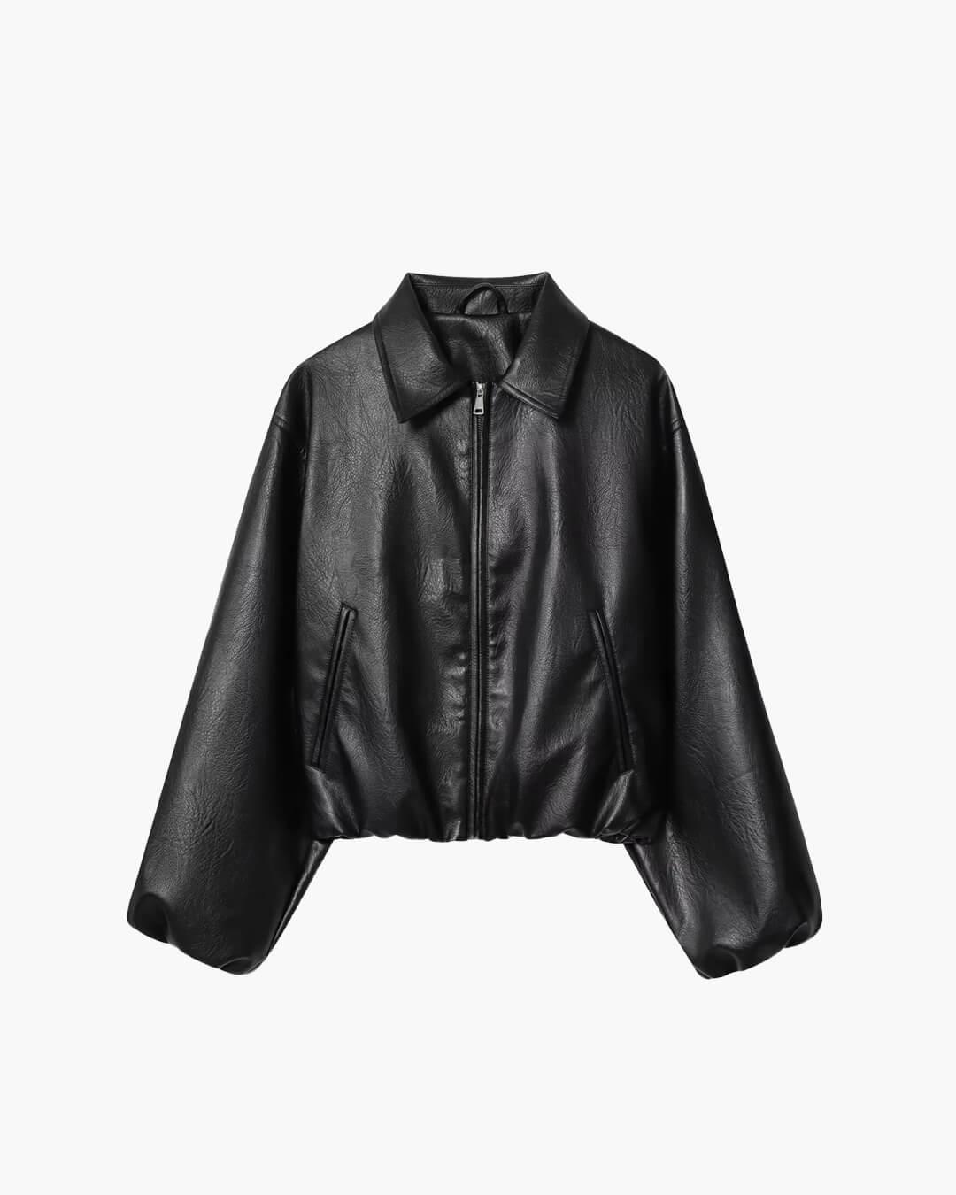 Sienna Faux-Leder-Bomberjacke