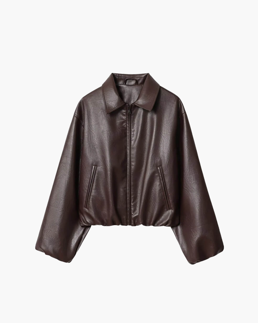Sienna Faux-Leder-Bomberjacke