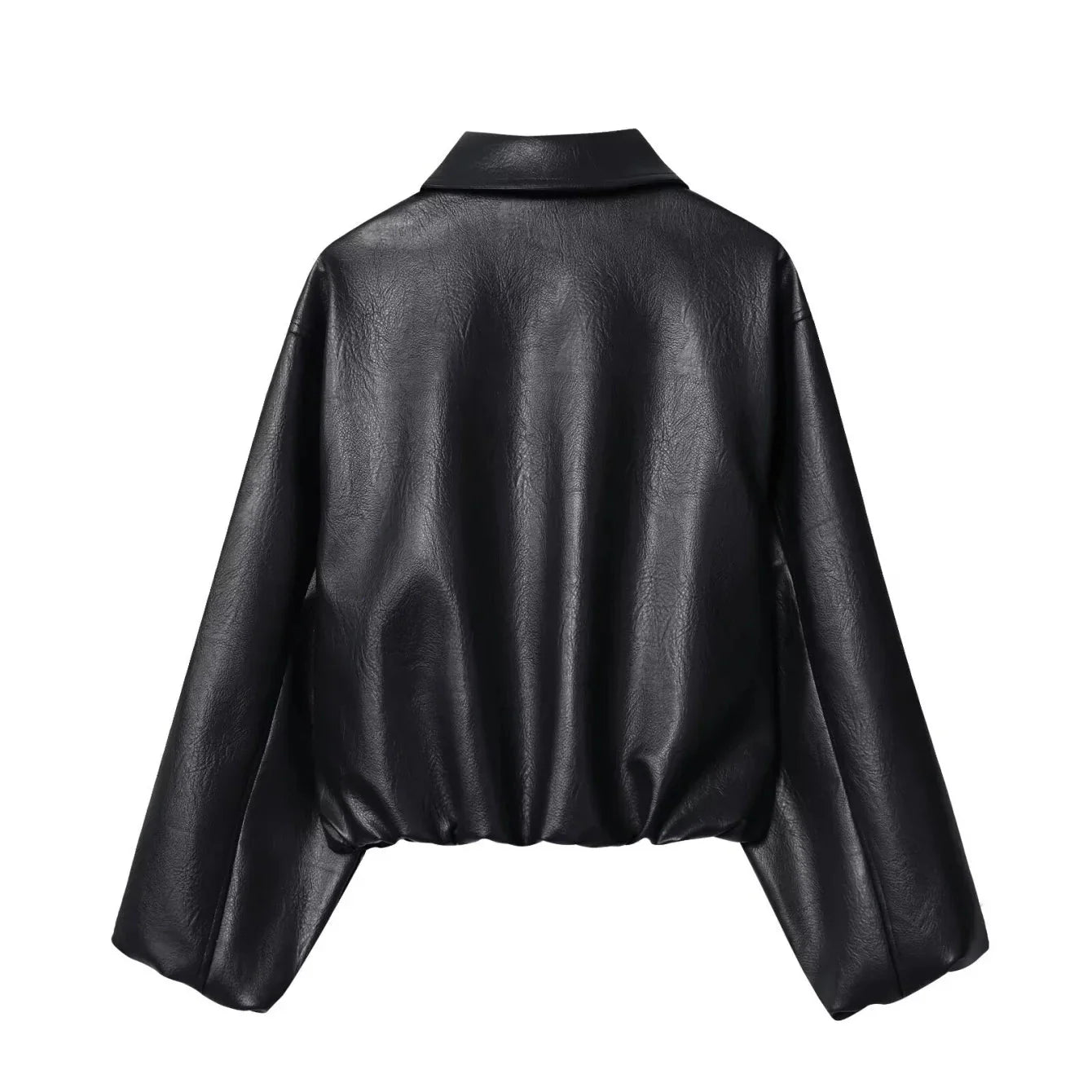 Sienna Faux-Leder-Bomberjacke