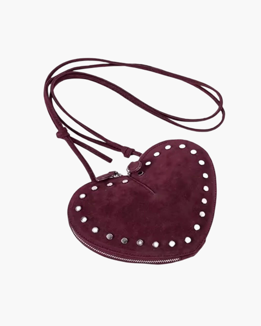 Esther Vintage Crossbody-Tasche aus Kunstveloursleder