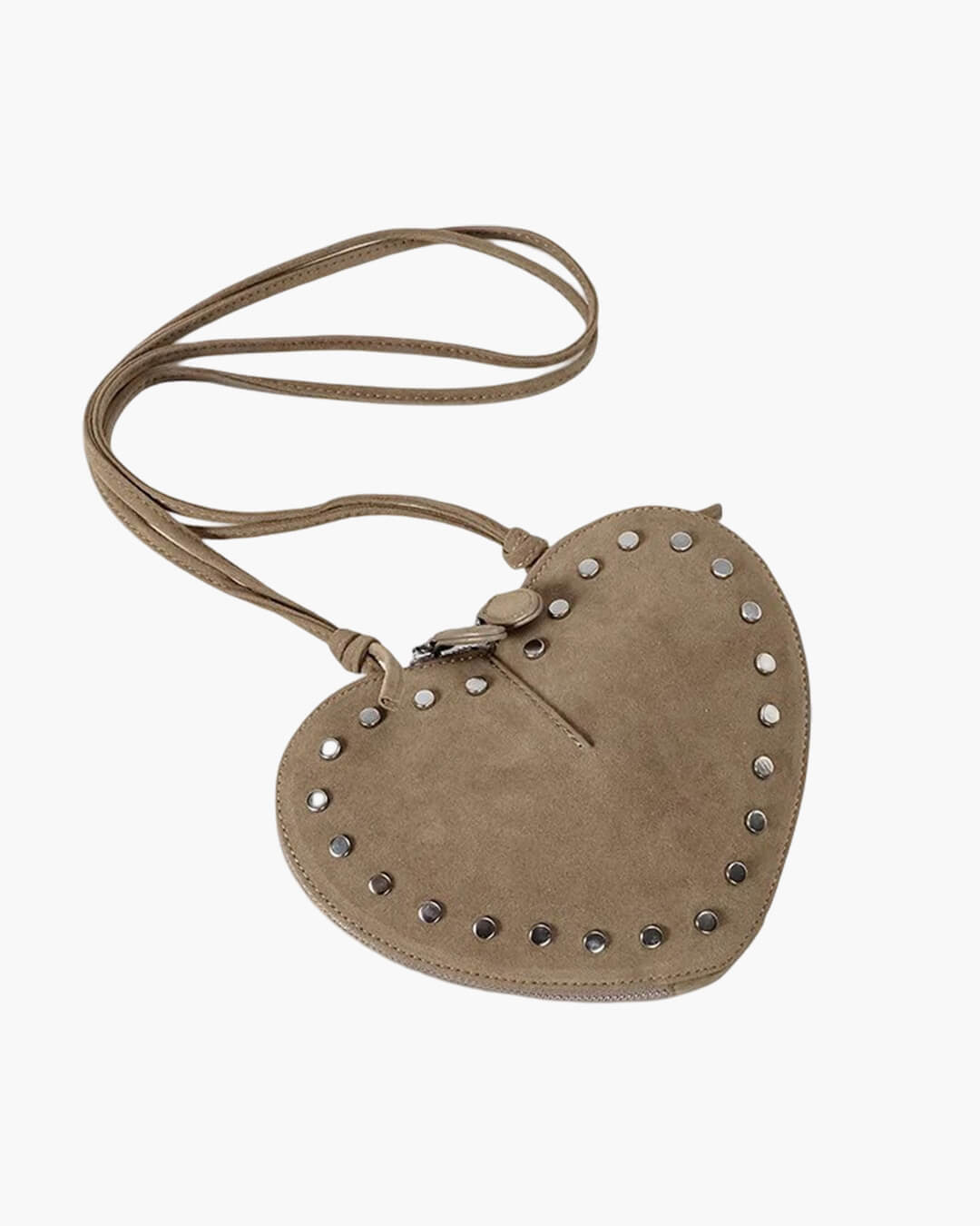 Esther Vintage Crossbody-Tasche aus Kunstveloursleder