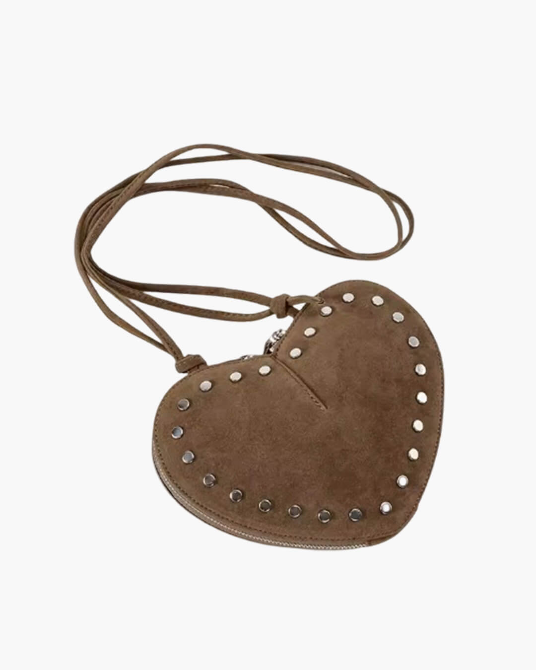 Esther Vintage Crossbody-Tasche aus Kunstveloursleder