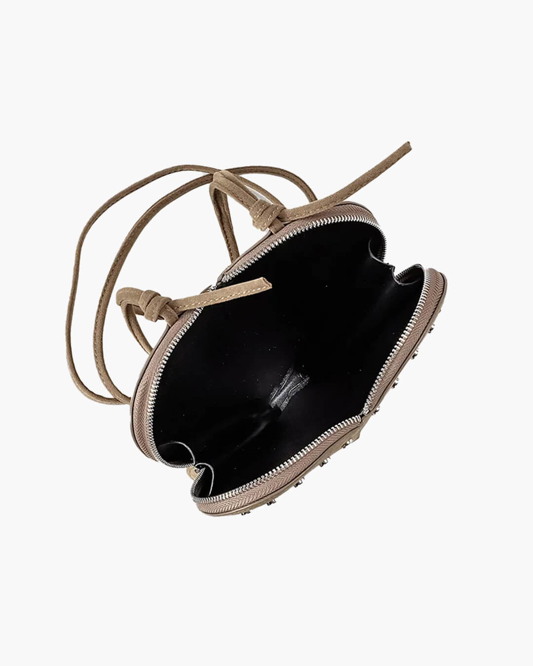 Esther Vintage Crossbody-Tasche aus Kunstveloursleder